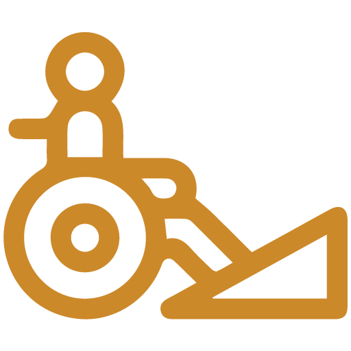 Ramp for main entrance lobby